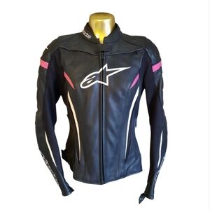 Alpinestars Stella GP Plus R v2 leather jacket Woman bike motorcycle 40 EU 10 US